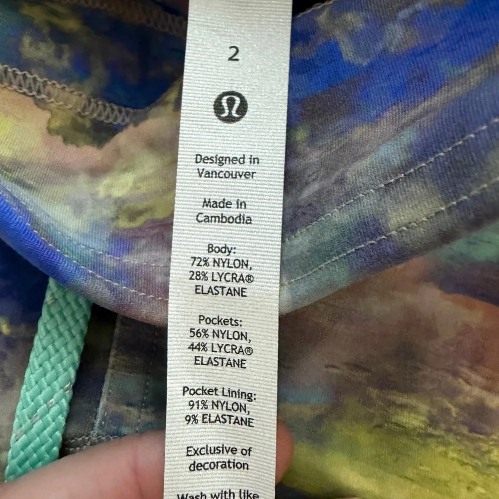 Lululemon Cargo Super High Rise Hiking Tight Womens 2 Altered Nature Gorpcore - Picture 6 of 11